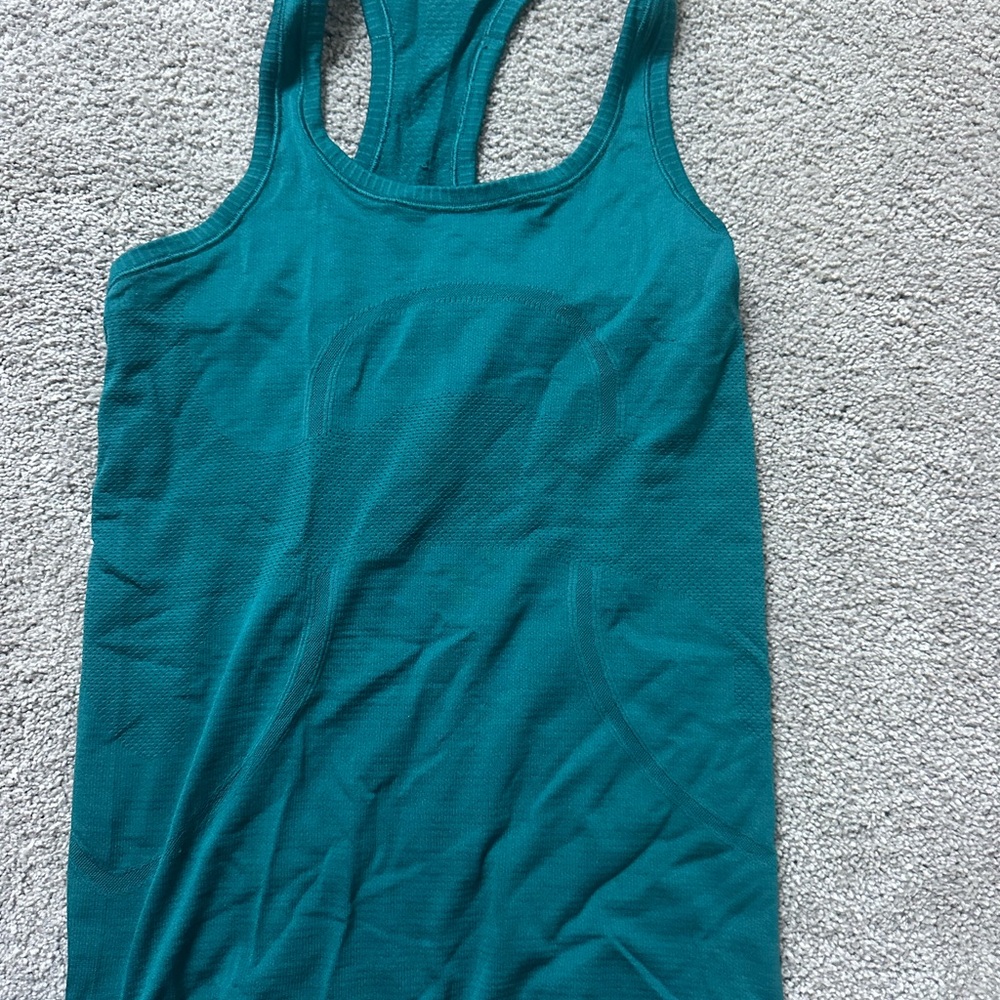 Teal Women's Lululemon Swiftly Tech Tank Top